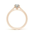 thumbnail image 2 of ANGARA Natural 0.75 Ct. Diamond Solitaire Engagement Ring in 14K Rose Gold for Women (Ring Size: 11.5), 2 of 10