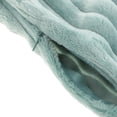 thumbnail image 2 of Funda de Cojín de Franela a Rayas Perfecl Suave Verde 30x50cm, 2 of 8
