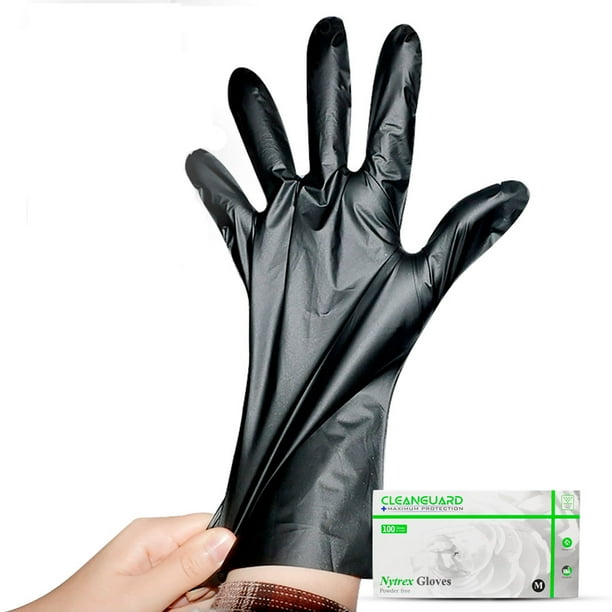 Guantes de Nytrex Cleanguard Nitrex Polímero Libre de Latex Vinil Nitrilo chico