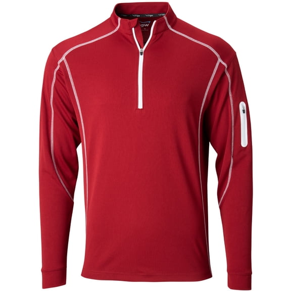 TGW Mens 2022 Tour 1/4 Zip Golf Pullover Red M