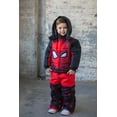 thumbnail image 3 of Marvel Spider-Man Little Boys Zip Up Snow Bib Ski Pants Toddler to Big Kid, 3 of 5