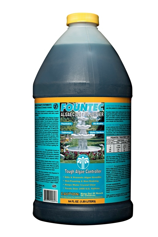 EasyCare 50064 FounTec Algaecide and Clarifier, 64 oz. Bottle
