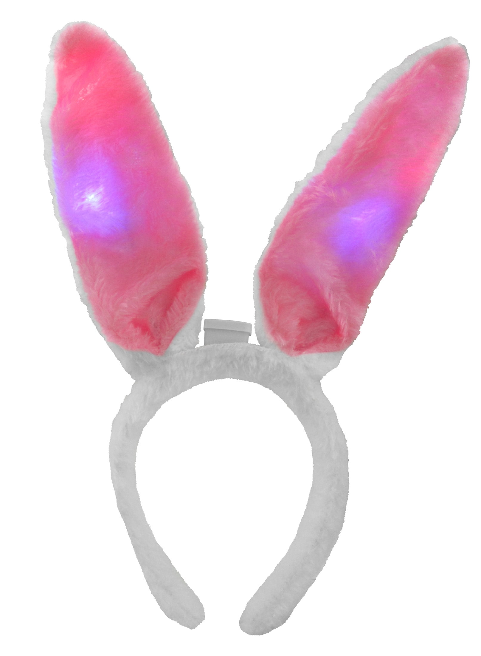 grey and white colors great for costume or Easter egg hunts Satin Bunny Ears Easter Headband set 3 pk pink