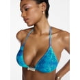 thumbnail image 5 of Hot Girl Summer by Megan Thee Stallion Women’s Shell Triangle Bikini Top, Sizes XS-3X, 5 of 6