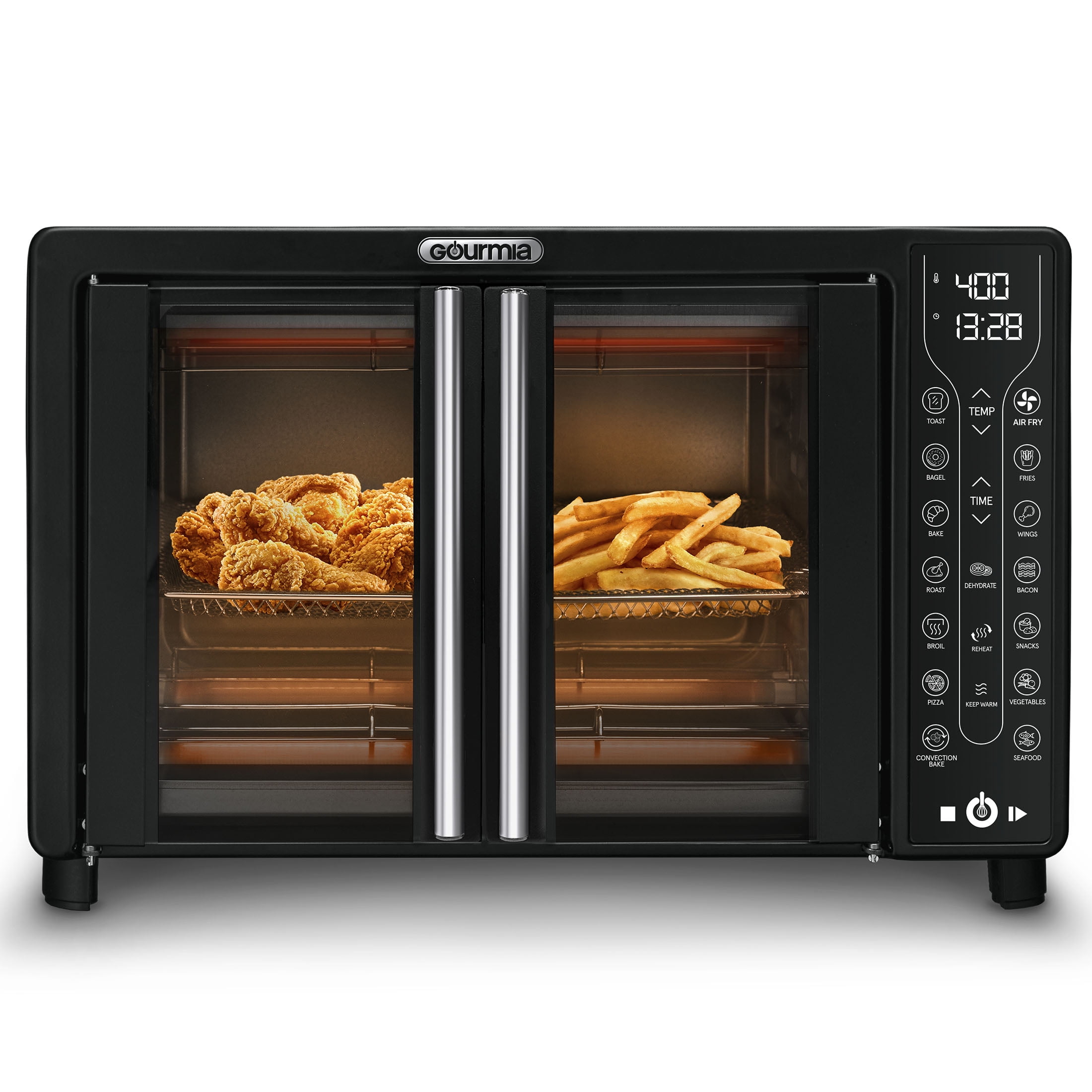 Gourmia Digital Stainless Steel Toaster Oven Air Fryer – Stainless Steel 1  ct