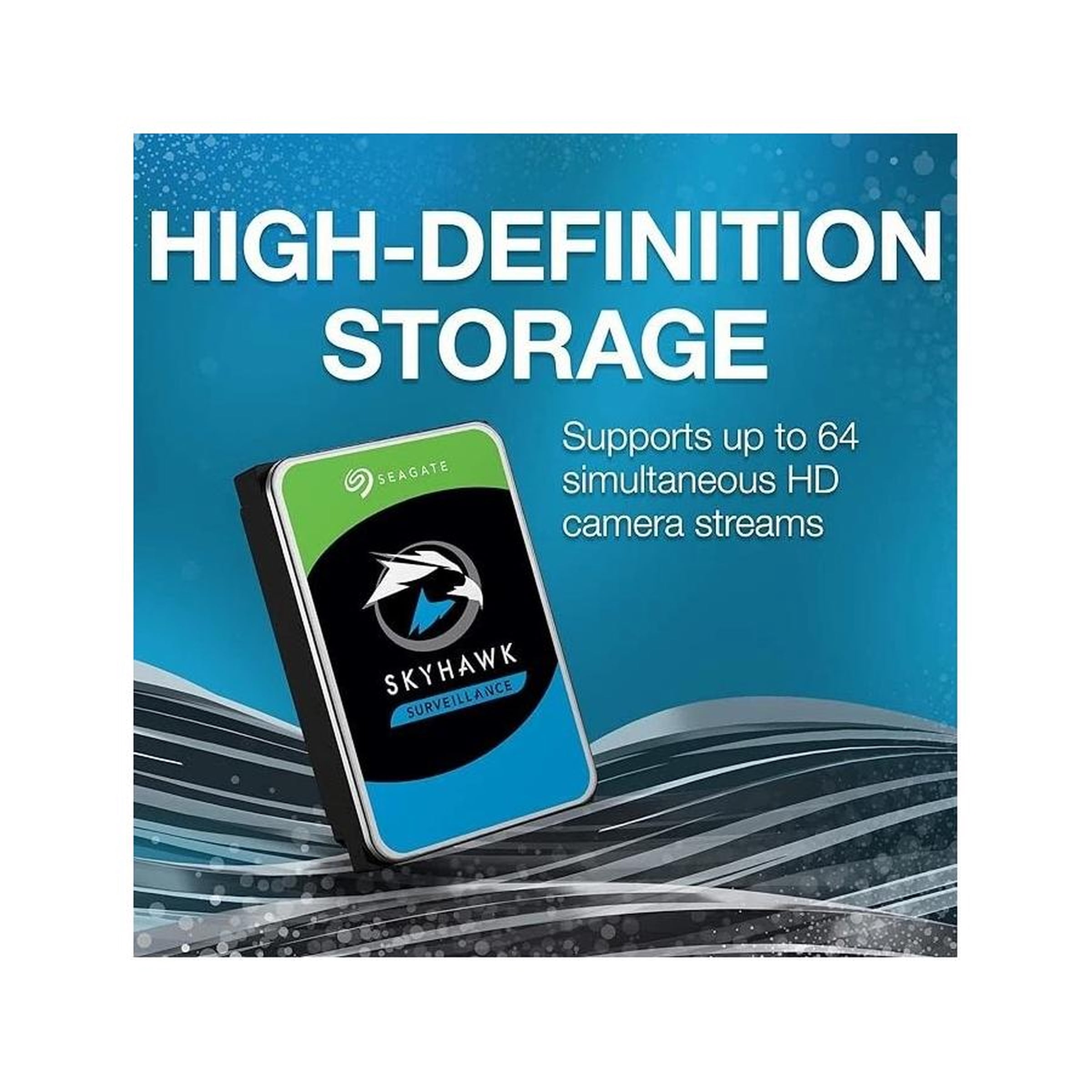 Seagate Skyhawk 2TB Video Internal Hard Drive HDD – 3.5 Inch SATA 6Gb/s 64MB