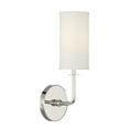 thumbnail image 4 of Powell 1-Light Wall Sconce in Polished Nickel, 4 of 5