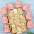 thumbnail image 4 of T-HOTLYST 8pcs Capybara Cookie Cutters Biscuit Fondant Embosser Stamp for Wedding Parties Birthday Dessert Bakewares Pastries Tool, 4 of 15