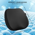 thumbnail image 4 of Seat Cushion Premium Gel & Memory Foam-Office Chair Cushion for Tailbone Pain Relief,Butt Pillow for Office Chair,Car seat Cushion,Long Sitting Office Workers,and Car Drivers, 4 of 10