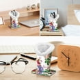 thumbnail image 5 of Fintie Plush Lined Eyeglasses Holder - PU Leather Protective Eyeglass Holder Stand Case,flower Festival, 5 of 6