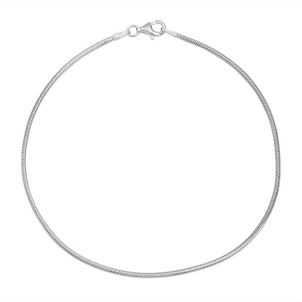 Sterling Silver Shamrock Clover Pendant 1.5mm Ball Chain Necklace Italy
