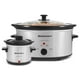 thumbnail image 1 of Elite Gourmet MST-500D Olla de cocción lenta eléctrica, incluye cazo de 0,75 cuartos con temperatura ajustable, platos principales, salsas, guisos y salsas, tapa de vidrio y vasija aptas para lavavaji, 1 of 5