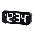 thumbnail image 3 of La Crosse Technology Black Insta-Set Digital LED Alarm Clock with Bluetooth Technology, 617-714, 3 of 7