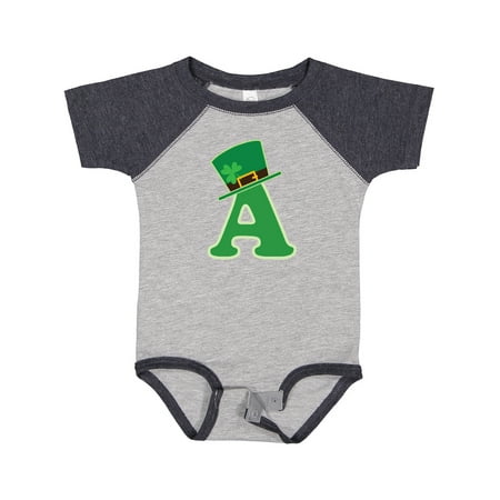 

Inktastic Irish St Patricks Day Letter a Monogram Gift Baby Boy or Baby Girl Bodysuit