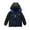Dark Blue, variant on Lindreshi Boys Winter Coat Clearance Kids Boys Baby Solid Winter Hooded down Coat Jacket Outwear Padded Clothes