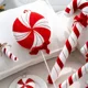 thumbnail image 5 of Adornos navideños, bastones de caramelo grandes, piruletas para árbol de Navidad, adornos decorativos para el hogar, decoración de fiestas, regalo de Navidad, 5 of 5