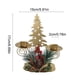 thumbnail image 3 of pstuiky Adorno navideño de ventana/escritorio con candelabro doble de hierro dorado, 3 of 6
