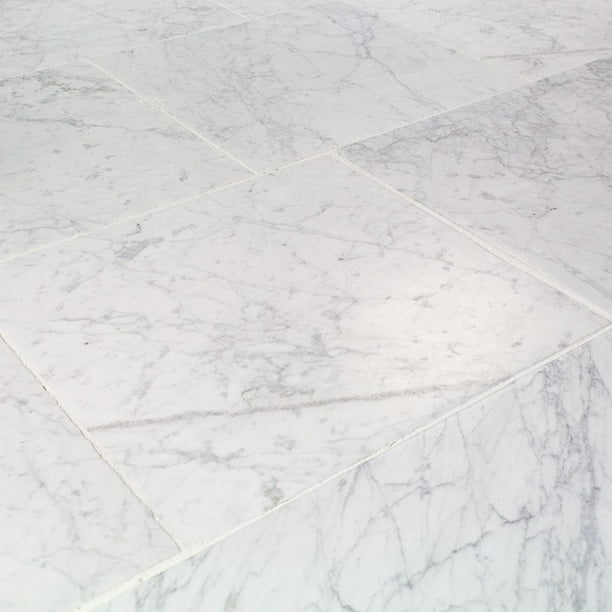 Bond Tile Avalon Carrara 18 In X, 18 Floor Tile Patterns