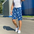 thumbnail image 5 of Daiia Airplanes in the Sky Mens Woven Stretch Pajama Short,Short Pajama Pants-Large, 5 of 9