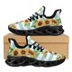 thumbnail image 1 of Zapatillas Air Cushion de malla transpirable con diseño de calavera de girasol y pata de gallo, calzado informal de tenis, 1 of 6