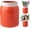 Coral | Jar Utensil Holder, variant on Comfify Ceramic Mason Jar Utensil Holder Countertop Crock, Coral