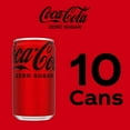 thumbnail image 5 of Pack of 2 - Coca-Cola Zero Sugar Soda Mini Cans 6 pk / 7.5 fl oz, 5 of 5