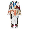 thumbnail image 3 of Pochacco Hooded Union Suit Pajama Soft Comfy PJs Sleepwear, 3 of 7