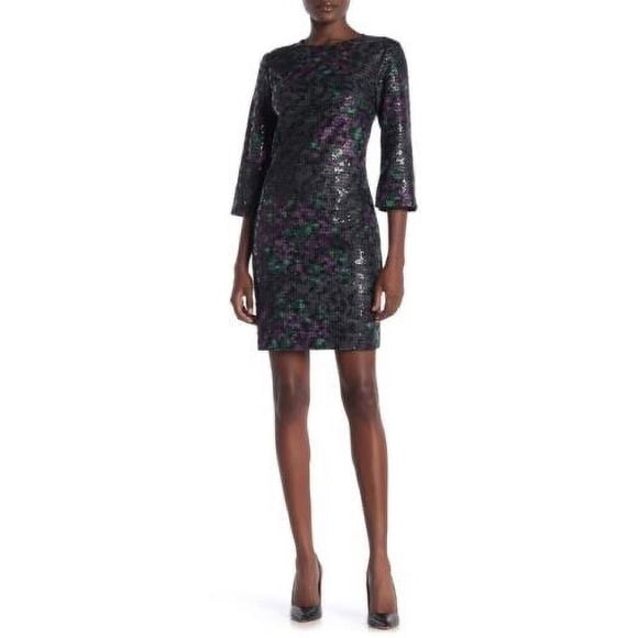 Trina Trina Turk Perforated Dress In Petunia Floral Print Size 6 $270