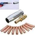 thumbnail image 2 of 24 Pcs MB15 Kit de Consommables MIG Embouts de Contact Capot Support de Buse Pièces de Rechange, 2 of 6