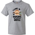 thumbnail image 3 of Inktastic Monkey I Love Hanging out with My Uncle Youth T-Shirt, 3 of 5