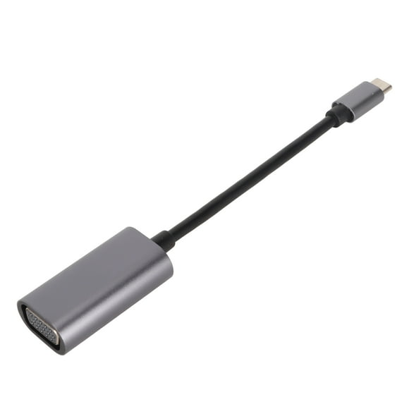 USB C To VGA, Aluminium Alloy User Friendly Small Light Type C To VGA Adapter 1080P For Tablet
