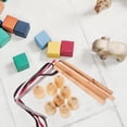 thumbnail image 4 of CUITING 2 Ensembles de Jouets Gyroscopiques Traditionnels en Bois avec Jeu Gyroscopique Extérieur, 4 of 8