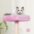 thumbnail image 4 of Árbol para Gatos MIAO PAW Rosa Torre Interior para Gatos con Poste para Rascar, 4 of 7