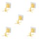 thumbnail image 1 of Billuyoard Ganchos de pared de 4 garras Soporte de almacenamiento de cuchara Autoadhesivo Giratorio de 360 ° Accesorio de suspensión Type2 NO2, 1 of 6