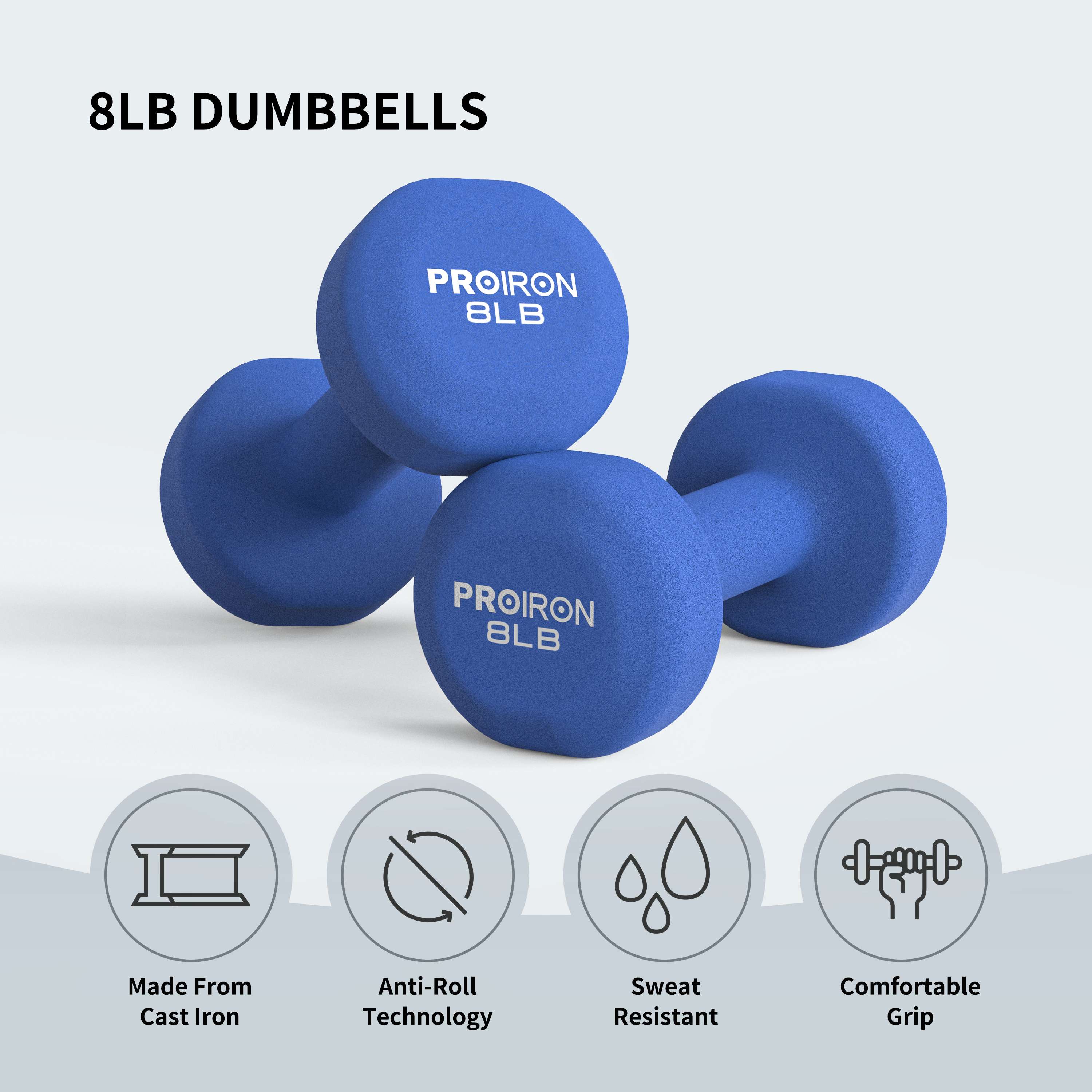 Neoprene Dumbbell - 8LB