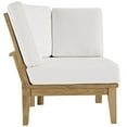 thumbnail image 3 of Modway Marina Outdoor Patio Teak Corner Sofa, 3 of 5