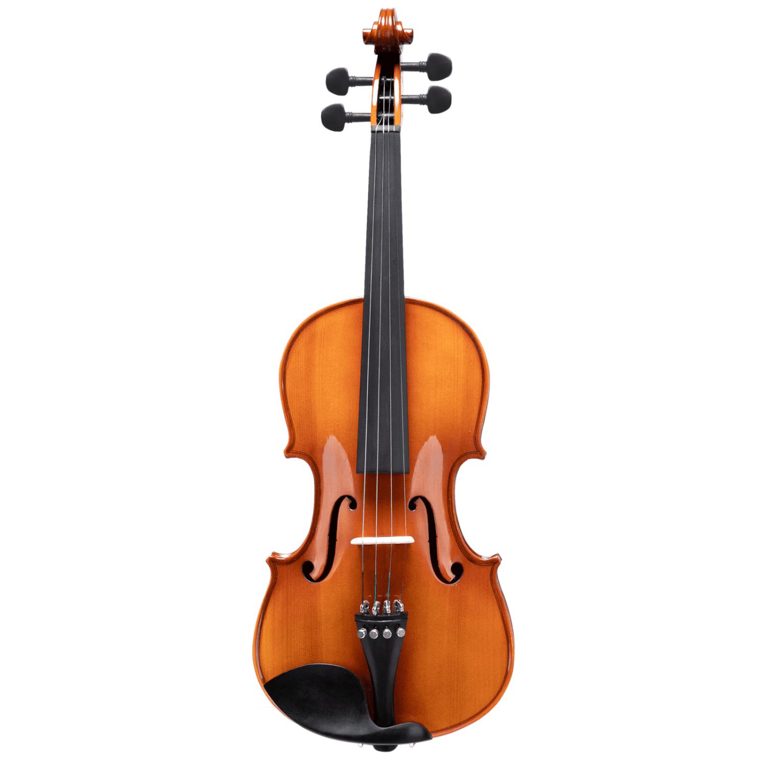 Hassch Violin 4/4, Fiddle Set for Beginner Adults with Case, Bows, Bridge, Extra Strings and Digital Metronome Tuner Tone Generator, Natural Varnish