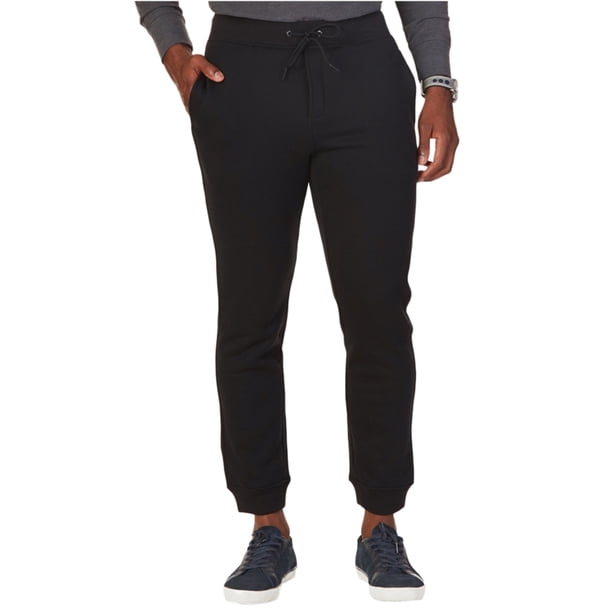 Nautica Mens Pull On Fleece Casual Jogger Pantalones, Negro, X-Large Nautica Persona que practica jogging