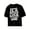 Black, variant on Men's Novelty T-Shirt Letter Printed Casual Graphic Crewneck Short Sleeve Oversized Tee Top Black A S
