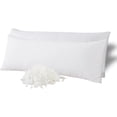 thumbnail image 1 of AIR-Memory Foam Body Pillow for Adults - Full Body Support with Breathable Zippered Cotton Cover, Firm & Fluffy Long Pillow for Sleeping,Pure White, 1 of 4