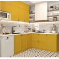 thumbnail image 6 of MOYISHI Contact Paper 15.7"x197" Solid Yellow Wallpaper Peel and Stick Wall Paper Waterproof Easily Removable Self-Adhesive Film Wall Covering for Kitchen Countertop and Cabinet Shelf Liner Decor, 6 of 7