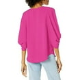 thumbnail image 2 of MSRP $188 Trina Turk Women's Draped Sleeve Blouse Pink Size XS, 2 of 2