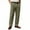Green, variant on Hxshgdsn Dress Pants For Men Straight Leg High Waist Vintage Corduroy Suit Casual Business Workwear Army Green 30