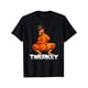 thumbnail image 1 of Camiseta de cuello redondo para hombre, cómoda y transpirable. Camiseta "Twerkey Twerking TPilgrim Thanksgiving Twerk Turkey" para adultos, hombres, mujeres, adolescentes, jóvenes y uso informal., 1 of 6