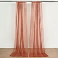 thumbnail image 5 of BalsaCircle 10 feet x 10 feet Sheer Voile Backdrop Drapes Curtains 2 Panels 5x10 feet Party, 5 of 8