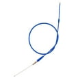 thumbnail image 1 of DYNWAVECA Throttle Cable Wire Assembly Universal Stainless Braided Steel - Dark Blue, as described, 1 of 10