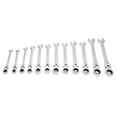 thumbnail image 2 of 12Pcs Flexible Ratcheting Wrench Set Metric Ratchet Speed Wrenches and A Quick Access Wrench Organizer Wrench Kit 8-19mm, 2 of 8