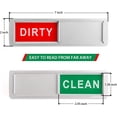 thumbnail image 3 of KitchenTour Clean Dirty Magnet for Dishwasher Upgrade Super Strong Magnet - Easy to Read Non-Scratch Magnetic Silver Indicator Sign with Clear, Bold & Colored Text, 3 of 5