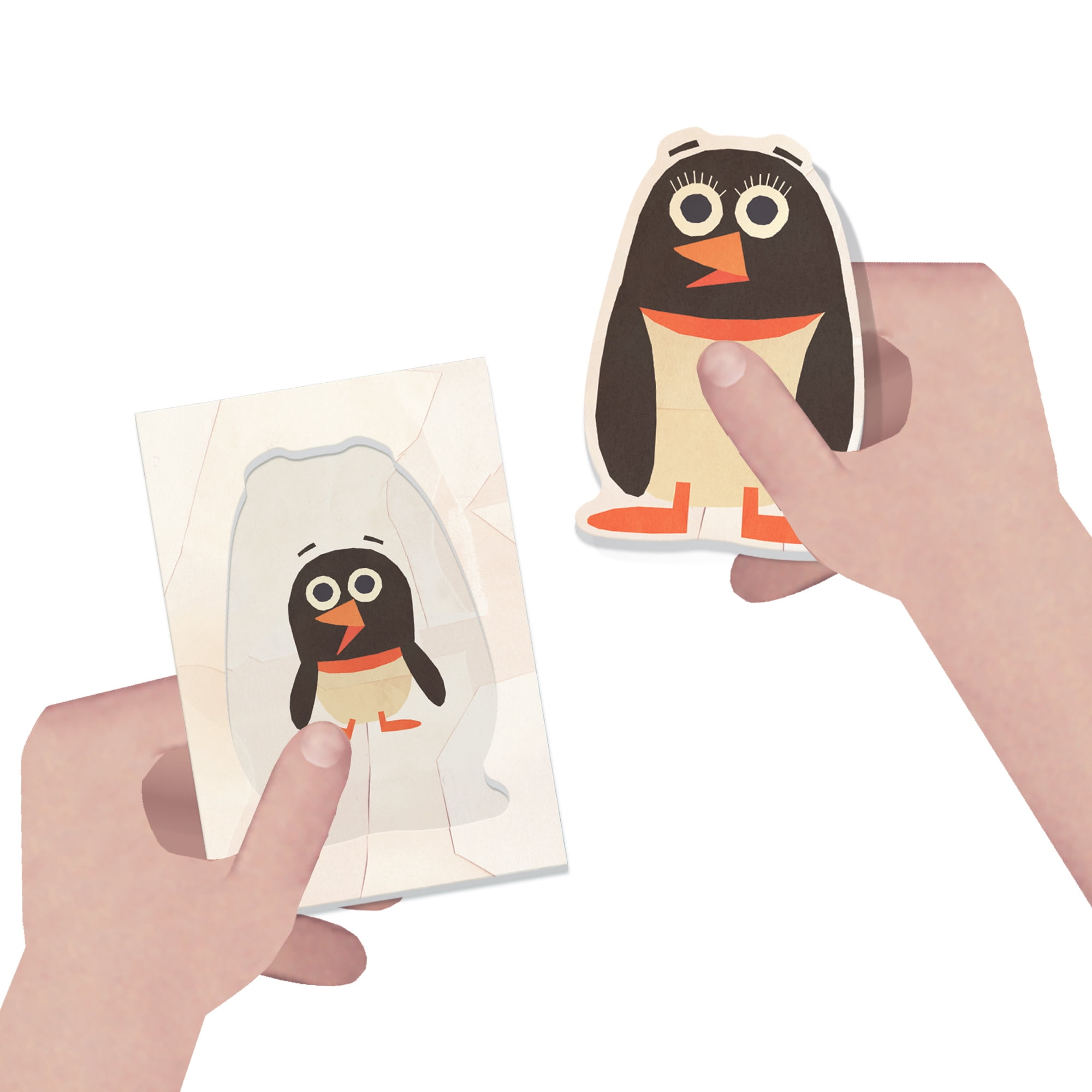 Headu: Flashcards - Baby Logic - Animal Matching Game, Flip Card Scene Assembly Play Puzzle, Shape & Image Relationship, Montessori Toy, Toddlers 1-3