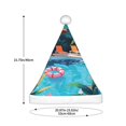 thumbnail image 3 of Fotbe Tropical Poolside Relaxation for Christmas Hat, Santa Hat Xmas Holiday Hat Comfort Christmas New Year Festive Party Supplies for Men Women, 3 of 6